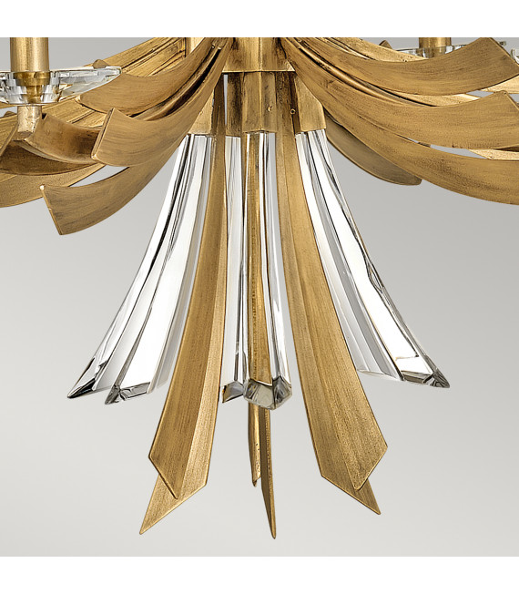 Chandelier Vida Or bruni 74,3 Cm
