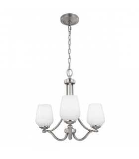 Chandelier Vintner Nickel satiné 45