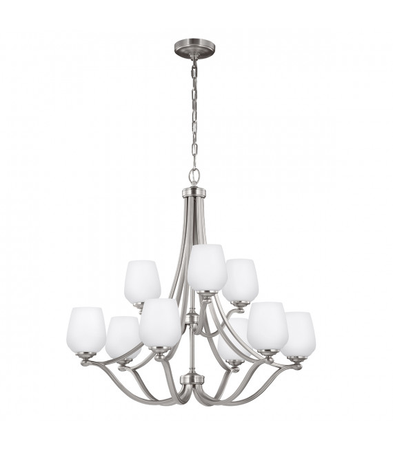 Chandelier Vintner Nickel satiné 79