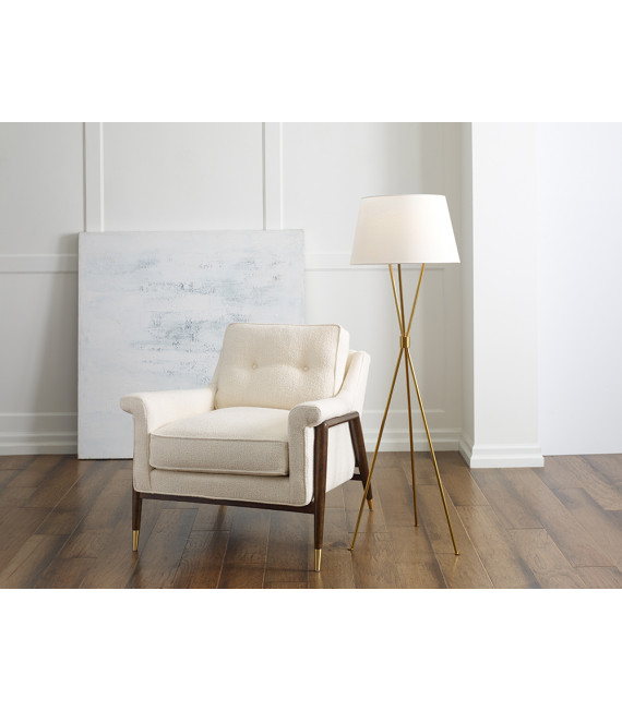 Lampadaire Penny Laiton bruni 139,7 Cm
