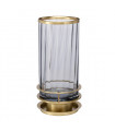 Lampe de table Arno Laiton de métaux de métaux - Verrerie Fumée