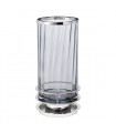 Lampe de table Arno Nickel poli métallique - Verrerie Fumée