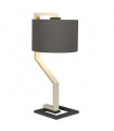 Lampe de table Axios Base en métal peint à la crème et gris foncé 66