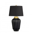 Lampe de table Bexley Laiton noir / brossé 30 Cm