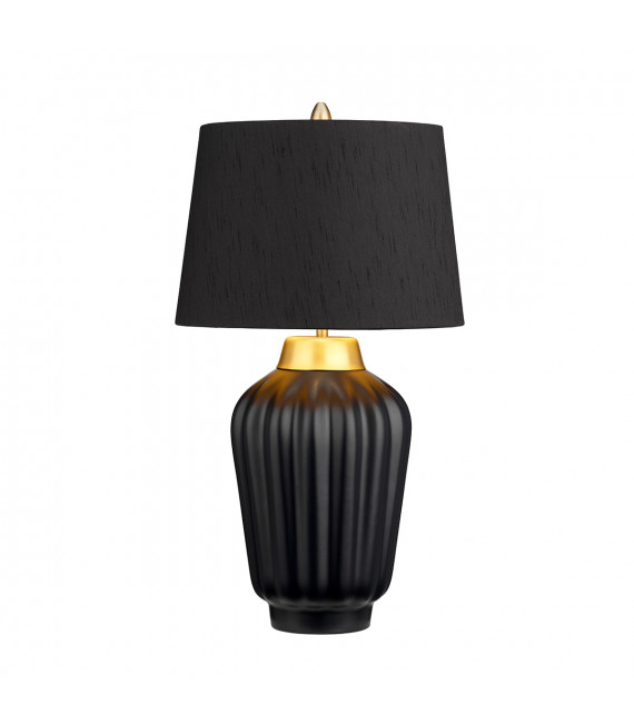 Lampe de table Bexley Laiton noir / brossé 30 Cm