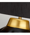 Lampe de table Bexley Laiton noir / brossé 30 Cm