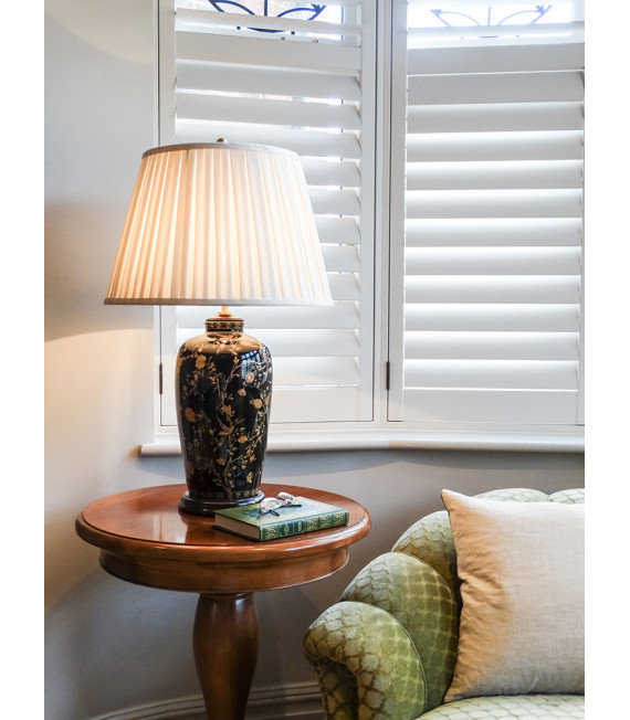 Lampe de table Black Birds Noir et or 74 Cm