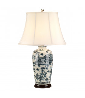 Lampe de table Blue Traditional Bleu 73 Cm