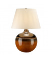 Lampe de table Colorado orange et brun 69 Cm