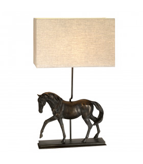 Lampe de table Dorado Bronze patine 77 Cm