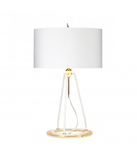 Lampe de table Ferrara Or blanc poli 73