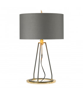 Lampe de table Ferrara Or gris foncé or poli 73