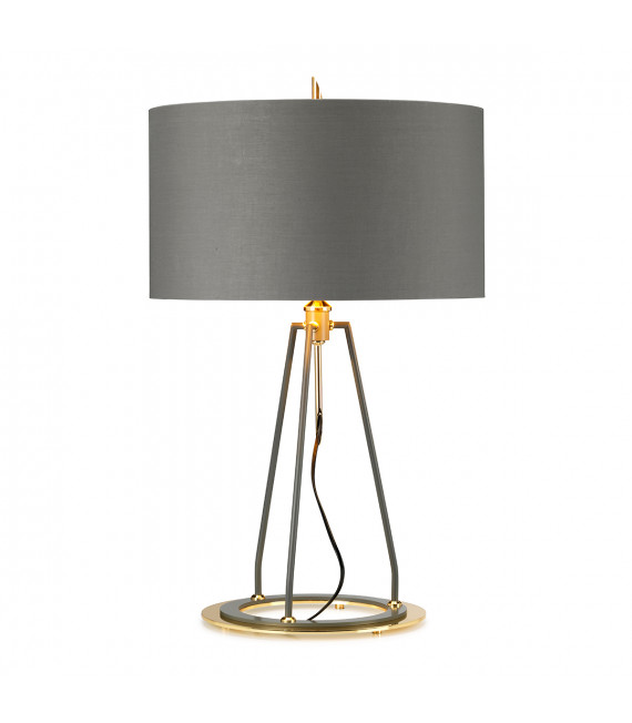 Lampe de table Ferrara Or gris foncé or poli 73