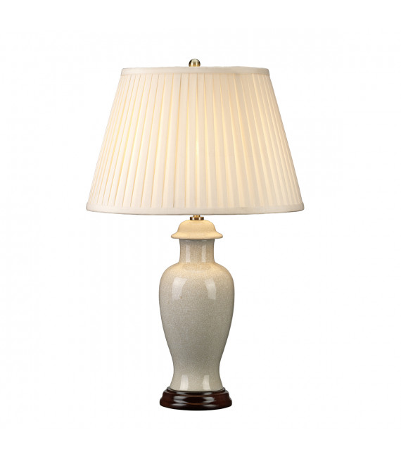 Lampe de table Ivory Crackle Ivoire 66 Cm