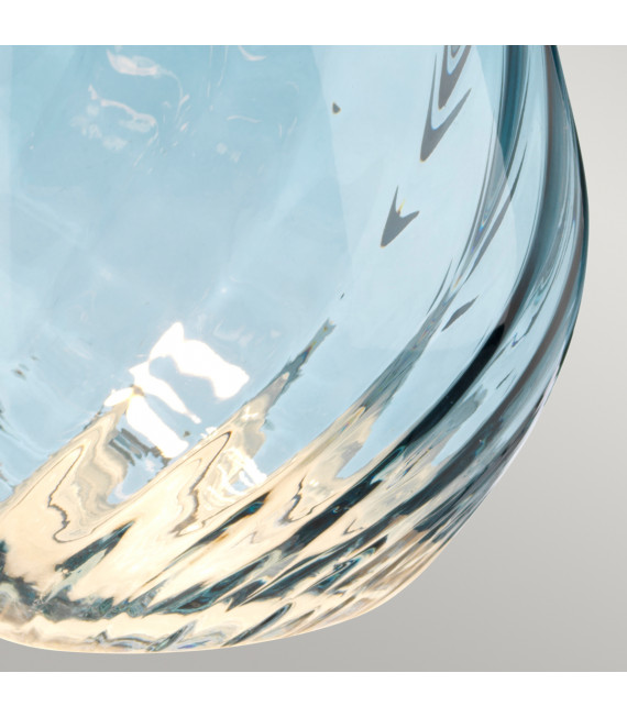 Lampe de table Lena Table bleu teintée bleu teintée 60,5 Cm