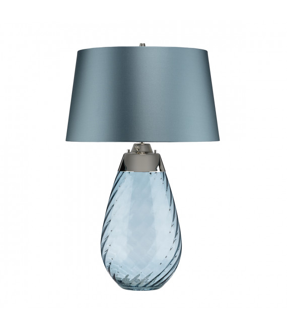 Lampe de table Lena Table bleu teintée bleu teintée 74 Cm