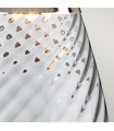 Lampe de table Lena Verre non teinté fumée / ombre d'ardoise 74 Cm