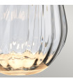 Lampe de table Lena Verre teinté de prune / nuance de bruyère 60,5 Cm
