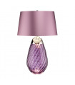 Lampe de table Lena Verre teinté de prune / nuance de bruyère 74 Cm