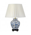 Lampe de table Linyi Bleu et blanc 50 Cm
