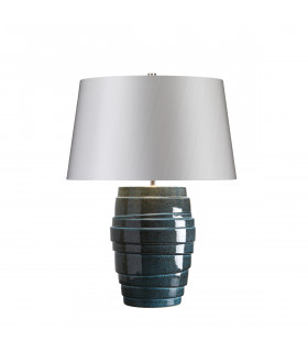 Lampe de table Neptune Glaçure bleue 59 Cm