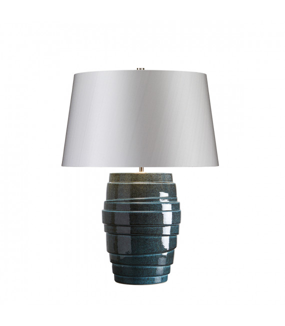 Lampe de table Neptune Glaçure bleue 59 Cm
