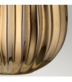 Lampe de table Newham Bronze céramique / ombre de perles 55 Cm