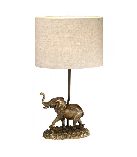 Lampe de table Sabi Bronze patine 45 Cm