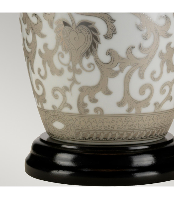Lampe de table Silverthistle Blanc / argent