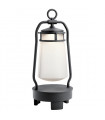 Lanterne Bluetooth de jardin Lyndon Noir texturé 48