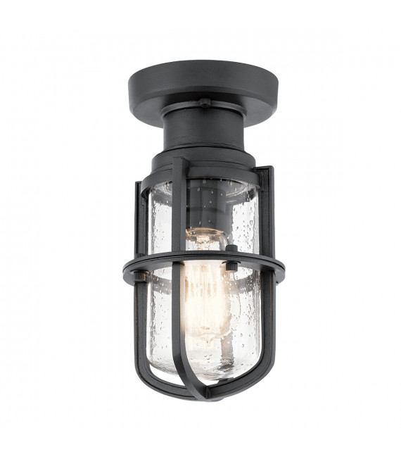 Lanterne de jardin Suri Noir texturé 27