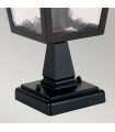 Lanterne de jardin York Noir 31,5 Cm