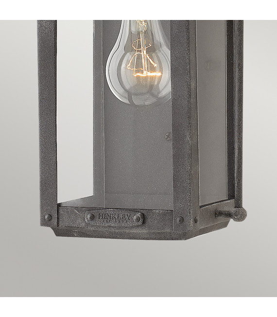 Lanterne murale Anchorage Zinc vieilli