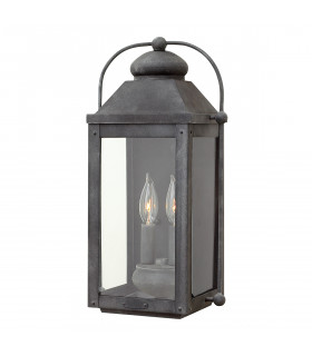 Lanterne murale Anchorage Zinc vieilli