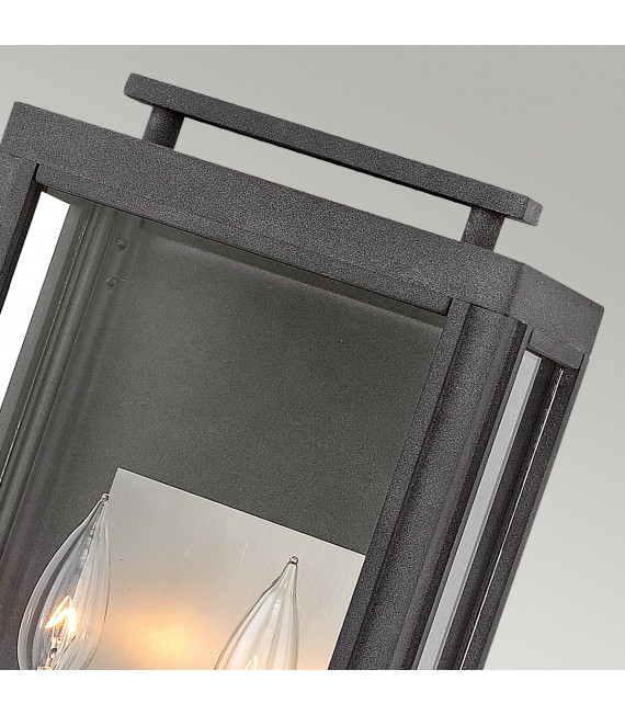 Lanterne murale Sutcliffe Nickel zinc / antique vieilli