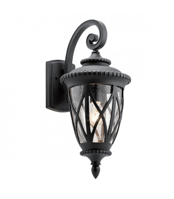 Lanterne murale de jardin Admirals Cove Noir texturé 59