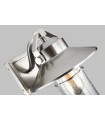 Lanterne murale de jardin Boynton Acier brossé peint 27,3 Cm