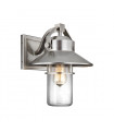 Lanterne murale de jardin Boynton Acier brossé peint 32