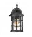 Lanterne murale de jardin Crusade Terre noir 27,9 Cm