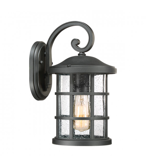 Lanterne murale de jardin Crusade Terre noir 36