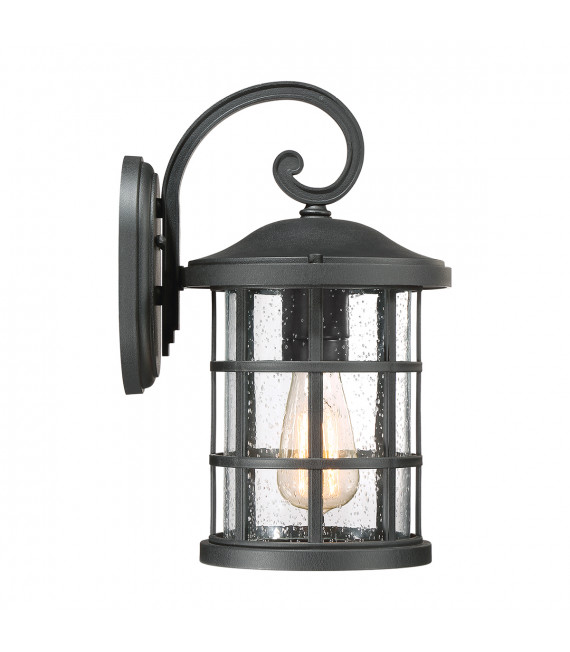 Lanterne murale de jardin Crusade Terre noir 36,6 Cm