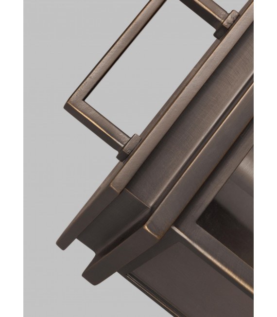 Lanterne murale de jardin Glenview Bronze antique 26,1 Cm
