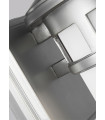 Lanterne murale de jardin Newport Acier brossé peint 22,9 Cm