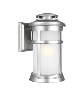 Lanterne murale de jardin Newport Acier brossé peint 32