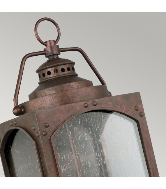 Lanterne murale de jardin Randhurst Oxyde de cuivre 51 Cm