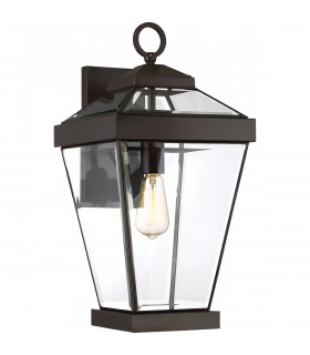 Lanterne murale de jardin Ravine Bronze occidental 51 Cm