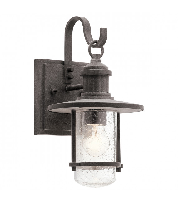 Lanterne murale de jardin Riverwood Zinc altéré 31