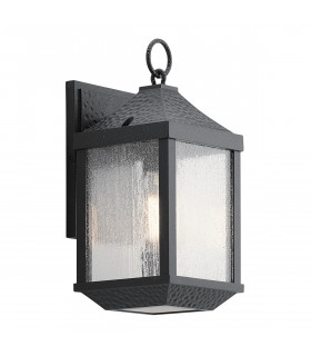 Lanterne murale de jardin Springfield Noir en détresse 34