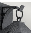 Lanterne murale de jardin Springfield Noir en détresse 45 Cm