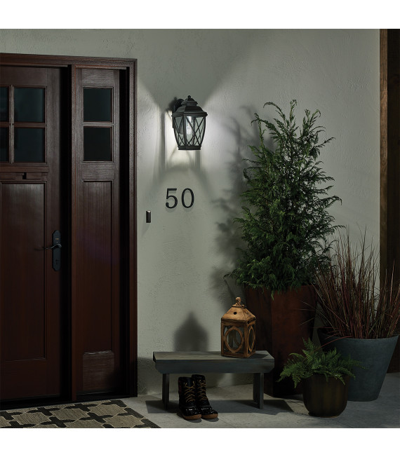Lanterne murale de jardin Tangier Olde Bronze 34,1 Cm